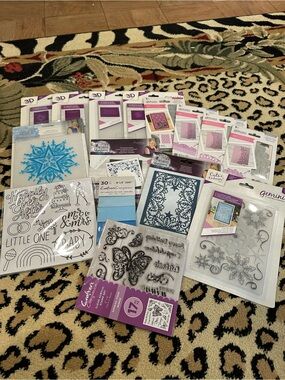 Gemini Crafting Die & Stamp Set Bundle - Purple Accent Packaging